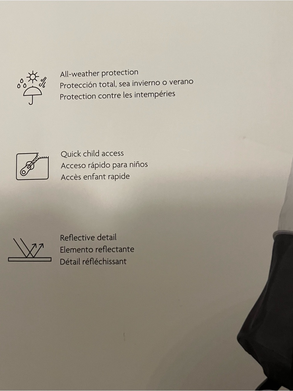 NIB Uppababy Ridge Rain Shield Performance NEW - Picture 3 of 7